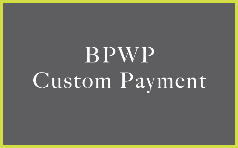 Custom payment