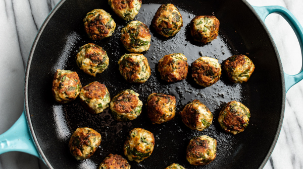 Chicken and Spinach Meatballs