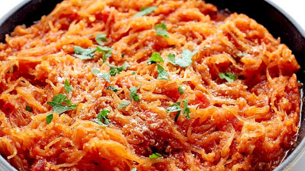 spaghetti squash with marinara sauce