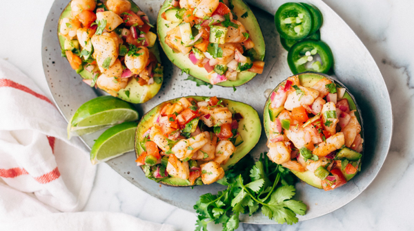 shrimp stuffed avocado