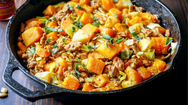 Turkey And Squash Hash