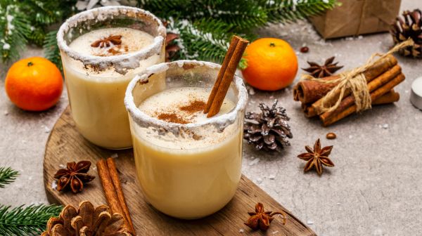 Egg Nog Protein Shake