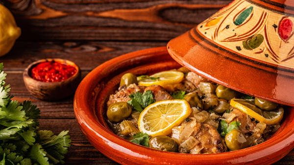 Lemon Ginger Chicken Tagine