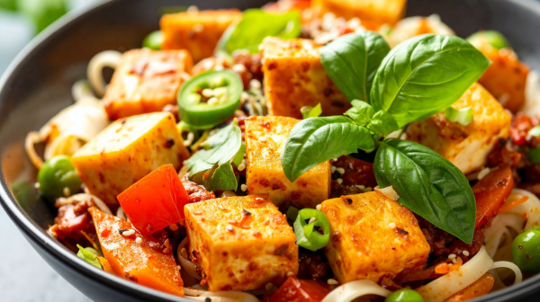 Chickpea and Tofu Stir Fry