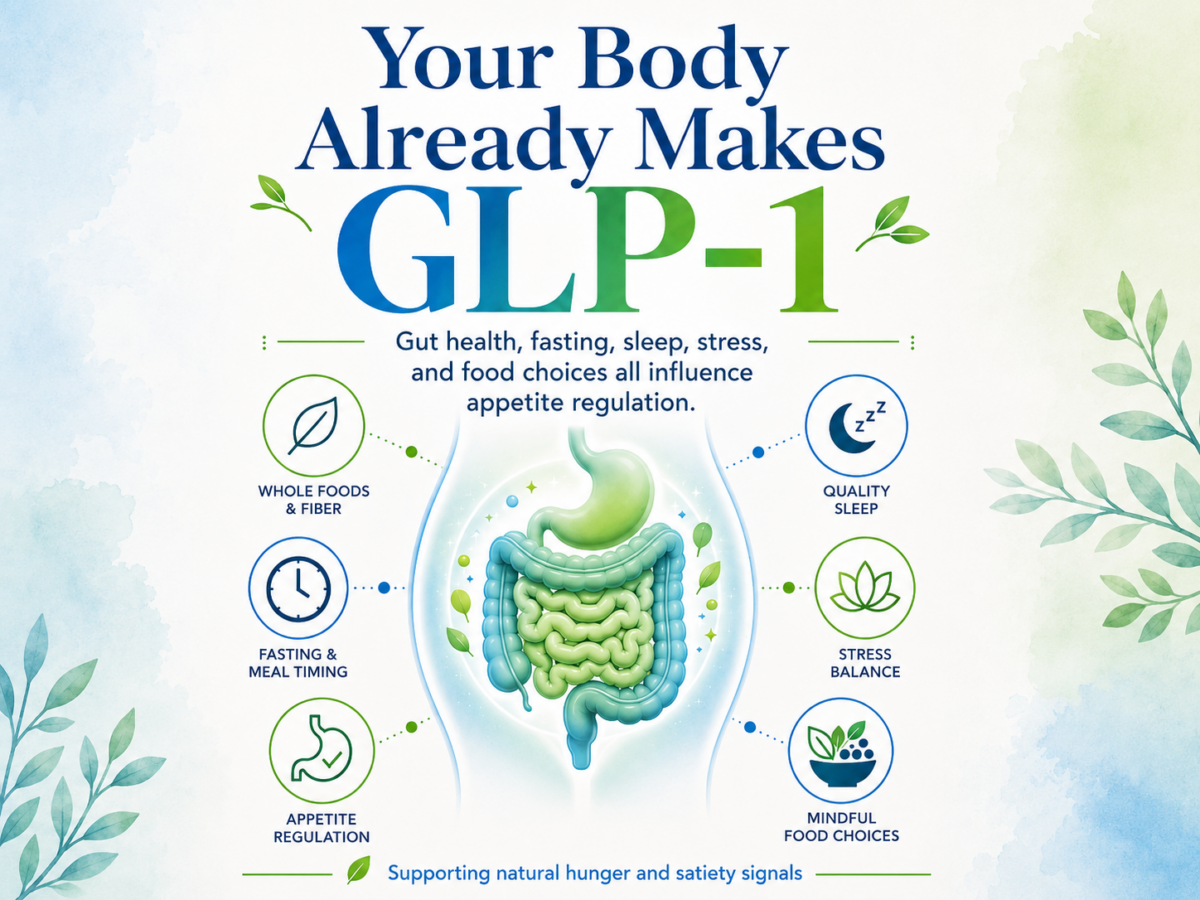Your Body Already Makes GLP-1: How Fasting and Gut Health Can Naturally Reduce Hunger and Food Noise